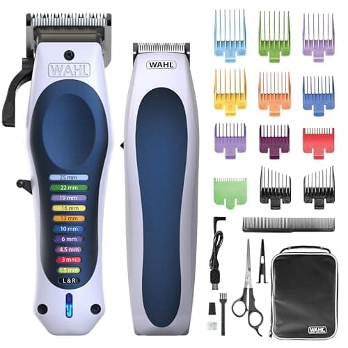 Image of Wahl Clipper Kit Combi Cordless Lithium, Full Haircut Kit, Taper Lever for Fading, Ultra Powerful Battery, Finishing Touches & Beard Maintenance, Scissors & Hair Comb
