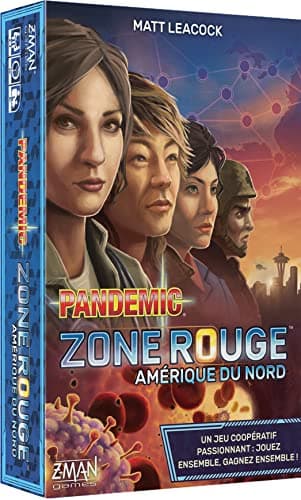 Image of Z-Man Pandemic Zone Red North America