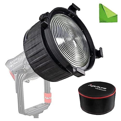 Image of Aputure F10 10" Bowens Mount Fresnel W/Heavy-Duty Carrying Bag For Aputure Ls 600D 600D Pro Compatible With Video Light 300D Ii 300X 120D Ii