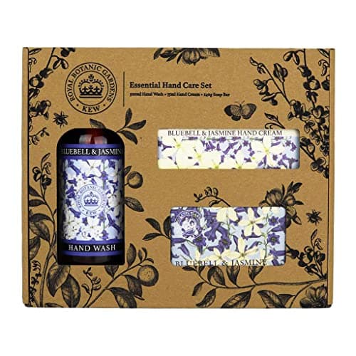 Image of Royal Botanic Gardens Kew Essential Hand Care Set Bluebell & Jasmine