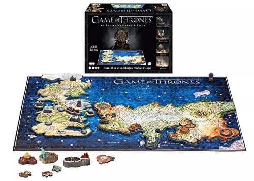 Image of 4D Cityscape Game Of Thrones 4D Puzzle Of Westeros & Essos