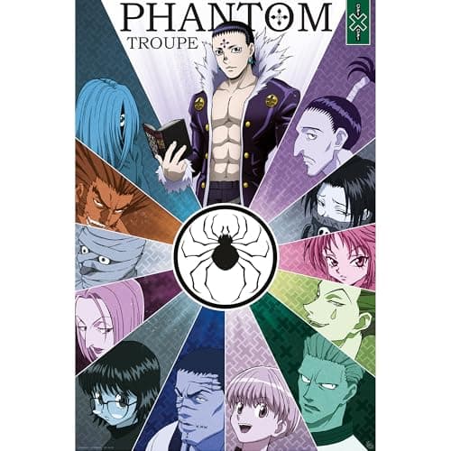 Image of GB eye Maxi Hunter X Hunter Members of the Spider Poster – Official Product – Paper Poster – Size 91.5 x 61 cm – High Quality Print