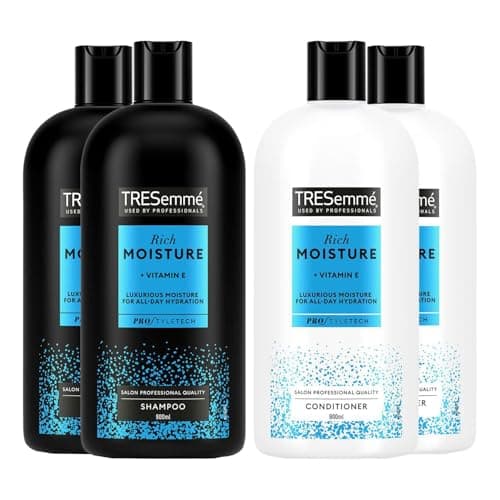 Image of TRESemmé Luxurious Moisture Shampoo & Conditioner Sets, 900ml 2 Pack Hydrating Formula with Vitamin E for Silky, Moisture-Balanced and Shine-Restoring Salon-Healthy Deep Conditioning Hair Treatment
