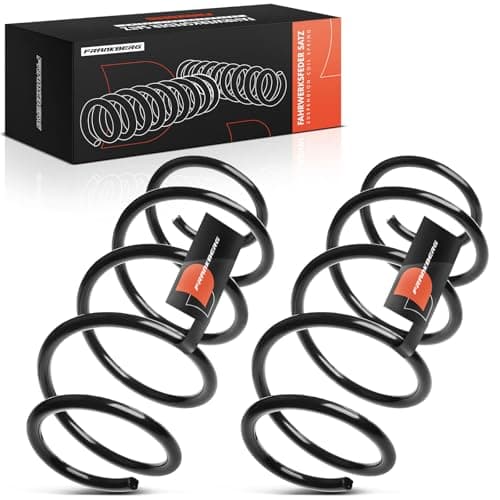 Image of Frankberg 2x Coil Spring Front axle Compatible with Fox 5Z1 5Z3 Hatchback 1.2L 2005-2011 Replace# 6Q0411105Q