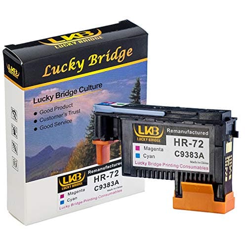 Image of Lucky Bridge HP72MC printhead C9383A remanufactured with new updated chips replacement for HP Designjet T610 T620 T770 T790 T1100 T1120 1200 T1300 T2300 (72 C9383A)-UK