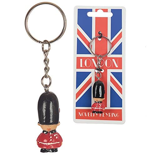 Image of EliteKoopers 1 Pcs Fun Novelty London Guardsman Bus Keyring For Girl Women