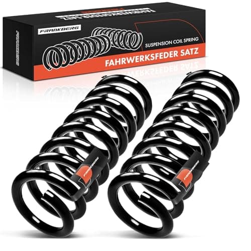 Image of Frankberg 2x Coil Spring Rear axle Compatible with W203 C180 C200 C220 C230 C240 C270 C280 C320 C350 2000-2007
