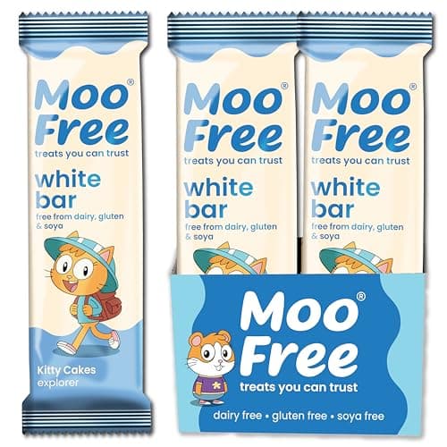 Image of 20 x Mini Moo White Chocolate Bars - Dairy, gluten, soya free & Vegan