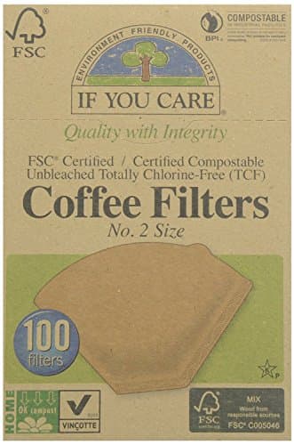 Image of Pack of 1 x If You Care #2 Cone Coffee Filters - Brown - 100 Count