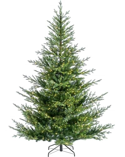 Image of WeRChristmas Pre-Lit Douglas Fir Christmas Tree, Green, 6 ft