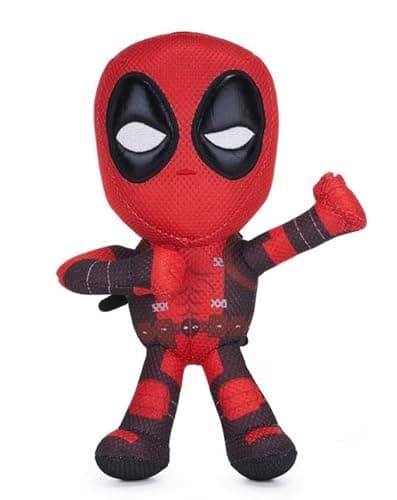 Image of Marvel Plush Deadpool & Wolverine 12 Inch Thumbs Up Soft Toy 30cm Deadpool Soft Toy