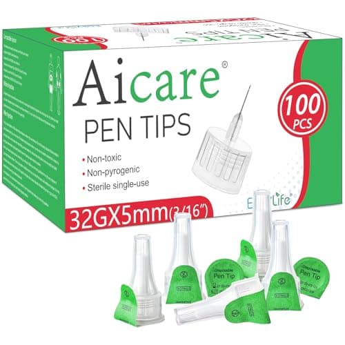 Image of Pen Tips 32G x 5mm, Universal Fit, 100/bx, Comfortable, Extra-Thin