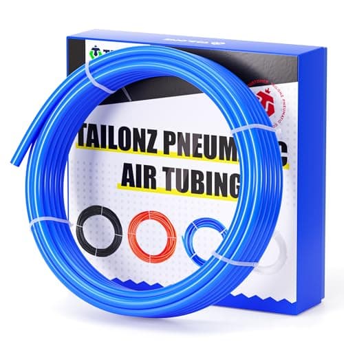 Image of TAILONZ PNEUMATIC Blue 6mm OD 10 Meters PU Air Tubing Pipe Hose Pu Air Hose for Air Line Tubing or Fluid Transfer Tubing