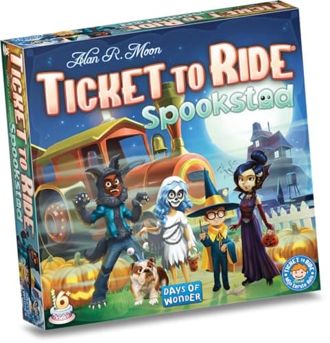 Image of Ticket to Ride Ghost Town - Board Game - An Edition for the Younger Ticket to Ride Fans! - 6+ - 2-4 Players - EN