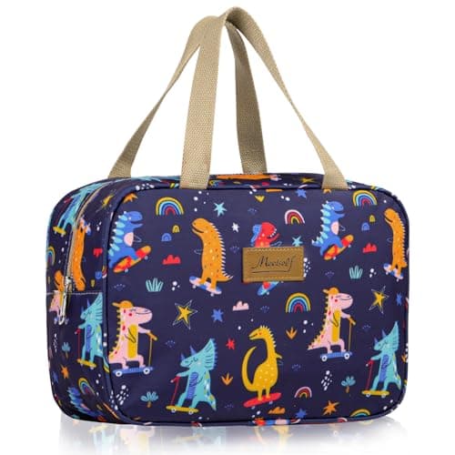 Image of Aucuu Toiletry Bag, Large Full Size Toiletry Bag, Travel Hand-Held Make up Wash Bags, Portable Waterproof Toile-Try Kit, Bathroom Storage Case, Cosmetic Organizer for Travel, Camping for Women Girl