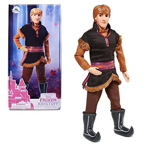 Image of Disney Store Official Kristoff Classic Doll for Kids, Frozen, 32cm/12”, Fully Posable Toy with Moulded Hair and Sherpa Boots - Suitable for Ages 3+