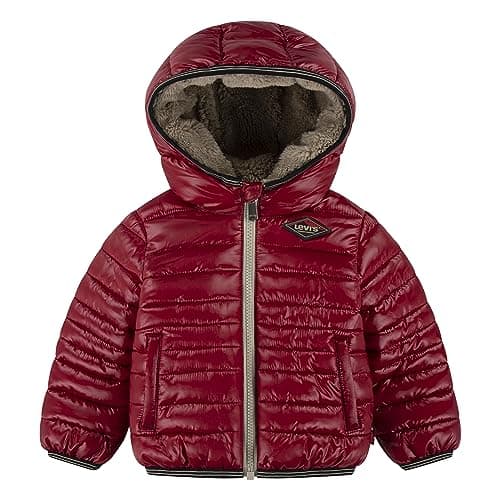 Image of Levi's Kids Levi's kids lvb sherpa lined mdwt puffer Baby Boys Red rhythmique 6 months