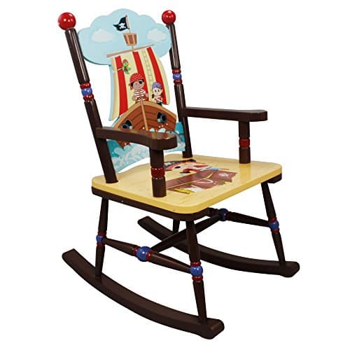 Image of Fantasy Fields Children Kids Wooden Rocking Chair Boys Bedroom Nursery TD-11597A