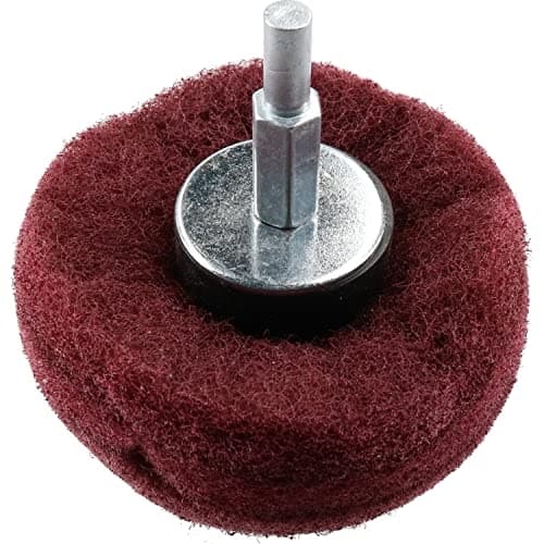 Image of Dome Shaped Sanding Polishing Cleaning Mop 75mm Width 240 Grit 6mm Shank 1pk