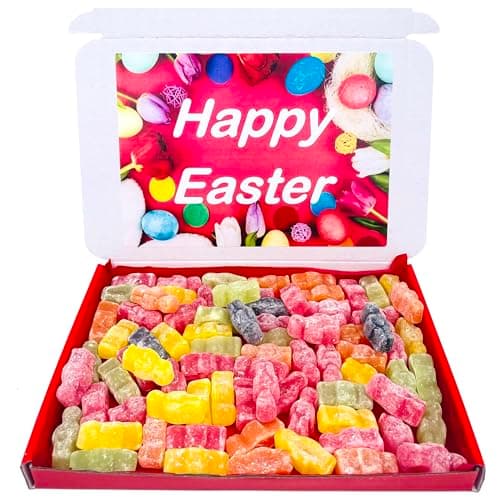 Image of Barratt Jelly Babies Sweets Gift Box Easter Gifts Retro Candy Sweets Hamper 400g