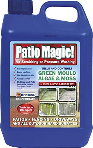 Image of Value Pack of 2 (Save on Postage) - Patio Magic! 2.5 Litres Liquid Concentrate Mould, Algae and Moss Killer