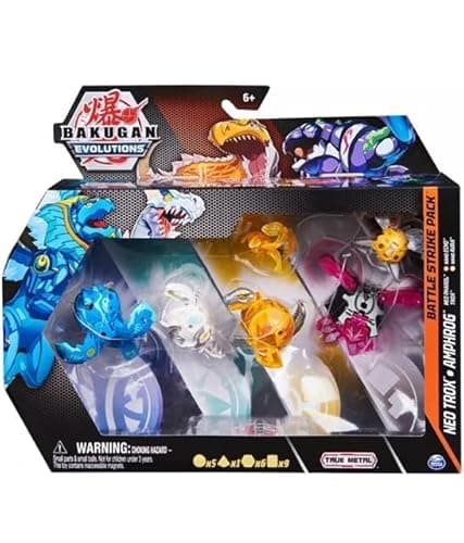 Image of Spin Master Bakugan Evolutions Battle Strike Pack Neo Trox Amphrog, 6+