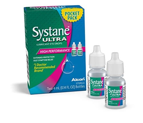 Image of Systane Ultra Eye Drops Lubricant High Performance,Two 4ml 0.14 fl oz. bottles