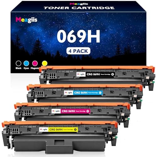 Image of Meagiis 069 069H Toner Cartridge Compatible for Canon 069 069H Toner for Canon i-SENSYS LBP673Cdw LBP674Cdw LBP674Cx MF752Cdw MF753Cdw MF754Cdw MF755Cdw MF756Cx (4 PACK)