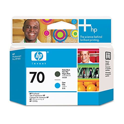 Image of HP 70 - Cyan, Matte Black - printhead