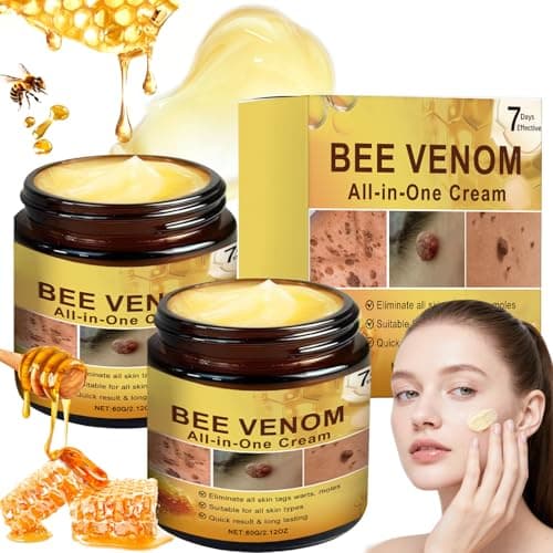 Image of Bee Venom Cream,Bee Venom Face Cream Twin Pack, Anti-Ageing Daily Moisturiser for Women & Men, Hydrating All-in-One Skincare to Firm Skin, All Skin Types (2)