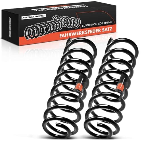 Image of Frankberg 2x Coil Spring Rear axle Compatible with M.e.g.a.n.e II Estate car KM0/1_ 2003-2009 Replace# 8200357085