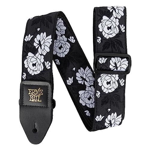 Image of Ernie Ball Jacquard Guitar/Bass Strap - Vanilla Rose