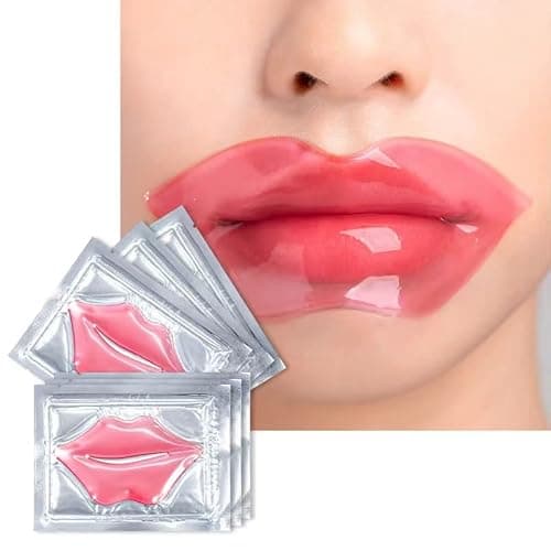 Image of 15pcs Collagen Crystal Lip Mask - Hydrating Plumping Lip Treatment, Overnight Moisturizing Mask for Soft Smooth Lips, Vegan & Cruelty-Free, with Hyaluronic Acid & Vitamin E