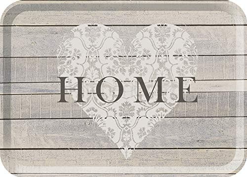 Image of Creative Tops 5166070 Everyday Home Large Melamine Serving Tray by , 38.5cm x 27.5cm x 1cm , Grey