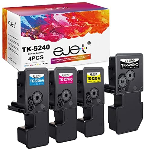 Image of ejet TK-5240 Toner Compatible for Kyocera TK 5240 TK5240 for Ecosys M5526cdw M5526cdn P5026cdw P5026cdn (Black Cyan Magenta Yellow, 4-Pack)
