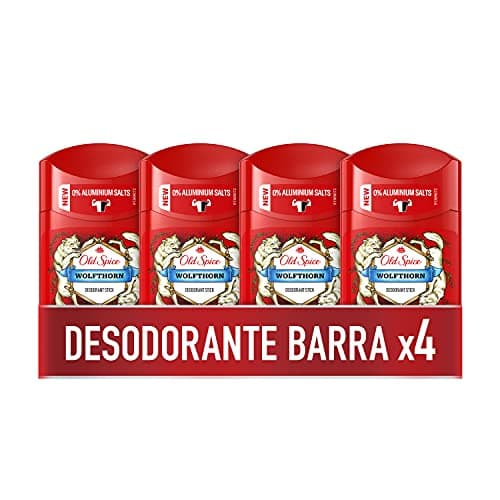 Image of Old Spice Wolfthorn Deodorant Stick for Men, 50 ml, Pack of 4