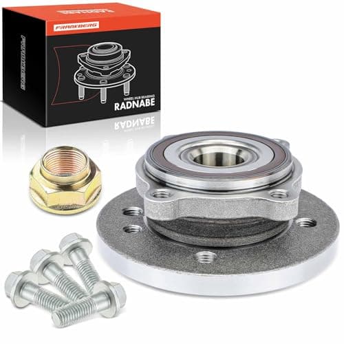 Image of Frankberg Wheel Bearing Hub Wheel Hub Front Left Right Compatible with M.i.n.i R50 R53 1.4L 1.6L 2001-2006 M.i.n.i Cabriolet R52 1.6L 2004-2006 Replace# 31226756889