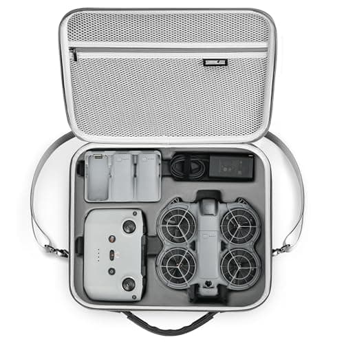 Image of STARTRC Portable PU Storage Bag for DJI Neo 2 Drone & Fly More Combo | Protective Case Compatible with RC-N3/N Controller, 65W Charging Station, Batteries and All Accessories