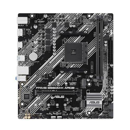 Image of Asus PRIME B550M-K ARGB, AMD B550, AM4, Micro ATX, 2 DDR4, HDMI, DP, PCIe4, 2x M.2