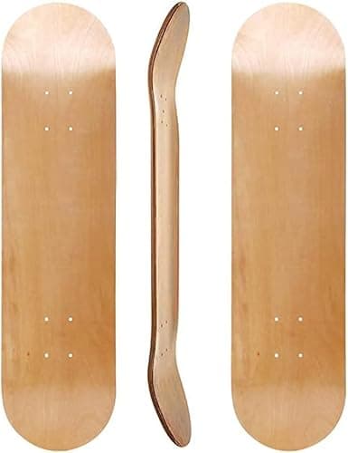 Image of bimiti 2 Pack Skateboard Decks 7 Ply Maple Wood Stain Skate board Deck 31x8 inch Blank Skate Board Decks for Art Skateboard Plain for Adult Beginners Teenager