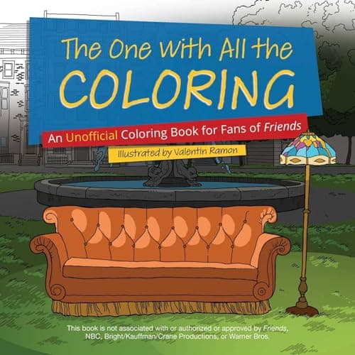 Image of The One with All the Coloring: An Unofficial Coloring Book for Fans of Friends