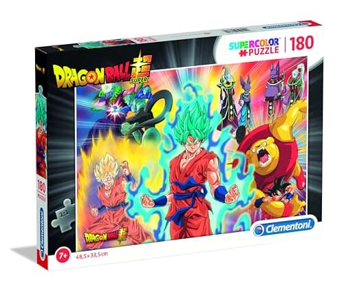 Image of Clementoni 29761, Supercolor Collection Dragon Ball Super Puzzle for Children-180 pieces, Ages 7 Years Plus