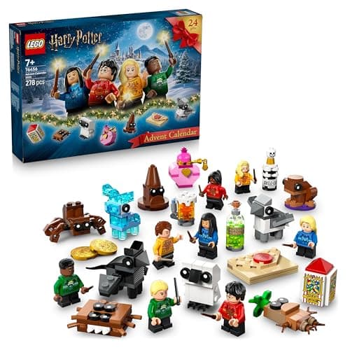 Image of LEGO Harry Potter Advent Calendar 2025 for 7+ Year Old Boys & Girls - Christmas Countdown Toy with 24 Surprises incl. 8 Minifigures in Festive Jumpers, & Mini Builds - Gift Idea - 76456
