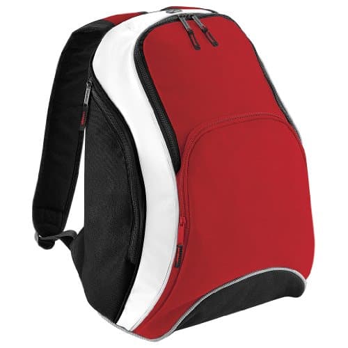 Image of BagBase Teamwear Backpack, Classic Red/Black, One Size