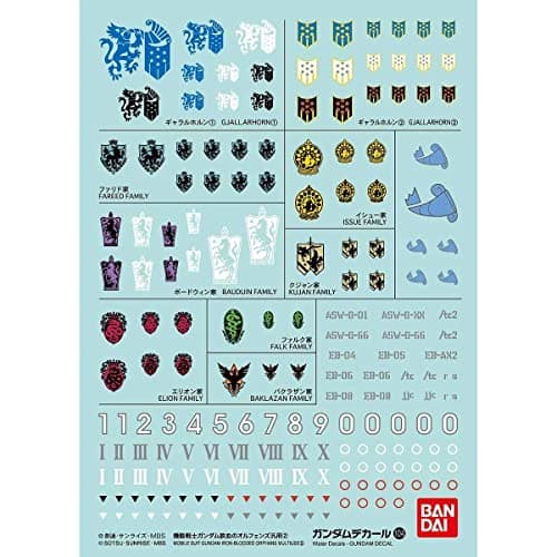 Image of Bandai Hobby - No.104 Mobile Suit Gundam Iron-Blooded Orphans 2, Gundam Decal (2399778)