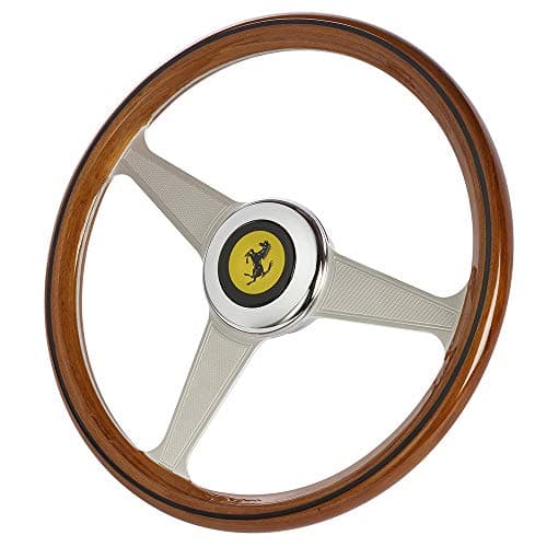 Image of Thrustmaster Ferrari 250 GTO - Collectible Racing Wheel Add-On with Authentic Wooden Design for PC