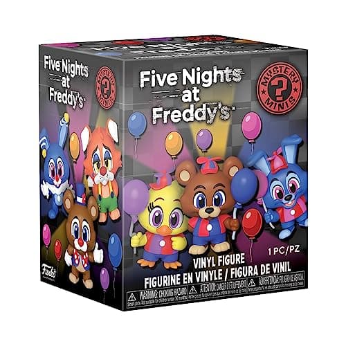 Image of Funko Mystery Mini - Five Nights At Freddy's (FNAF) Security Breach - 1 Of 12 to Collect - Styles Vary - Five Nights At Freddy's - Collectable Vinyl Figure