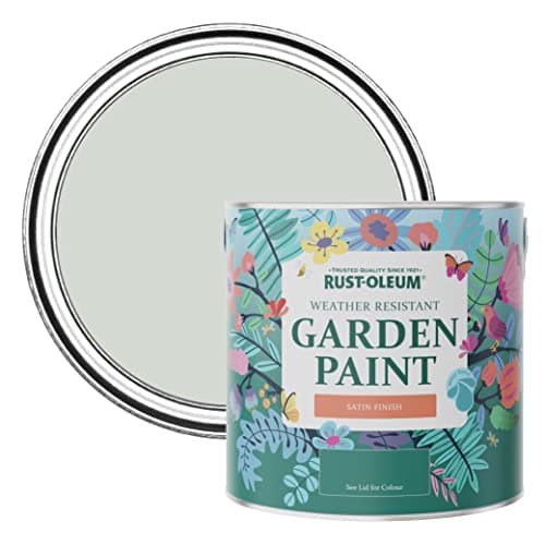 Image of Rust-Oleum Grey Mould-Resistant Garden Paint In Satin Finish - Winter Grey 2.5L