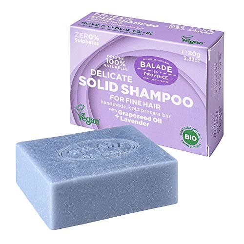 Image of Balade en Provence - solid shampoo for very fine hair - Lavender 80g