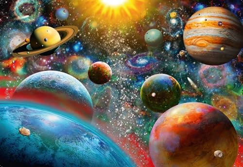 Image of Ravensburger Planetary Vision in Space - 1000 Piece Jigsaw Puzzles for Adults and Kids Age 12 Years Up